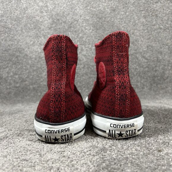 Converse Chuck Taylor All Star Zig Zag 139841F Mens Size 13 Red High Top Shoes - Picture 7 of 13